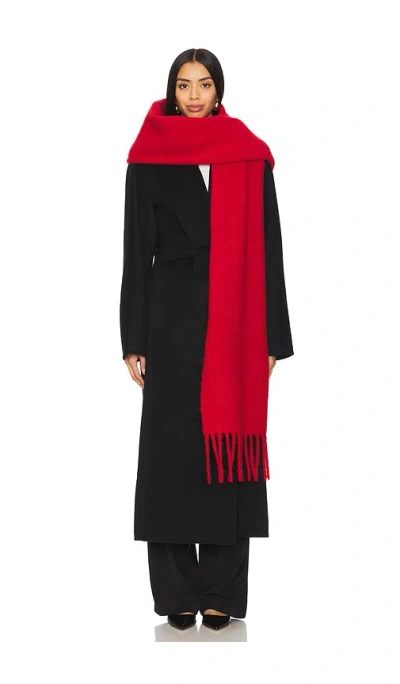 Samsoe & Samsoe Sahilma Scarf In Red
