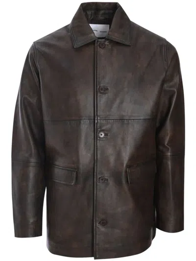 Samsoe & Samsoe Sajames 15390 Jacket In Brown