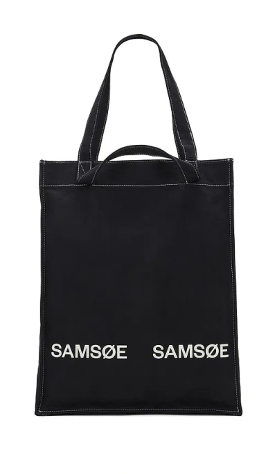 Samsoe & Samsoe Salucca Shopper Tote In Black