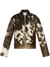 Samsoe & Samsoe Salylo Leather Jacket In Brown