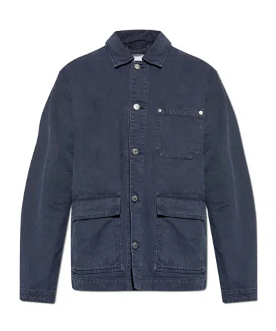 Samsoe & Samsoe Samtana Denim Jacket In Black