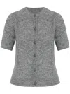 Samsoe & Samsoe Sanoura Cardigan In Grey
