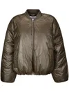 Samsoe & Samsoe Sapaddy Bomber Jacket In Green