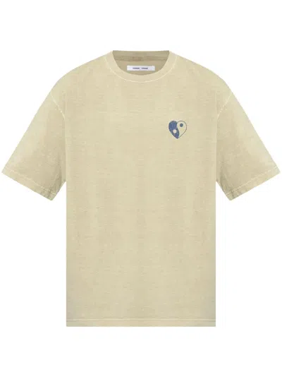 Samsoe & Samsoe Sapoetry T-shirt In Nude
