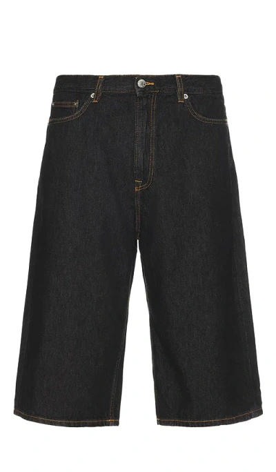 Samsoe & Samsoe Saroger Denim Shorts In Black