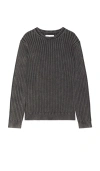 Samsoe & Samsoe Saroman Rib Sweater In 洗水黑