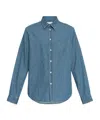 Samsoe & Samsoe Saryan P Shirt In Blue