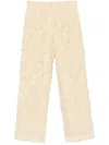 Samsoe & Samsoe Satove Trousers In Yellow