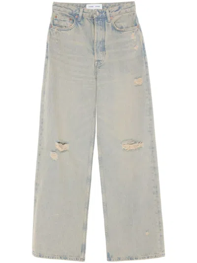SAMSOE & SAMSOE SHELLY COTTON WIDE-LEG JEANS