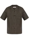 Samsoe & Samsoe Short-sleeve Button-up Shirt In Green