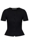 Samsoe & Samsoe Short-sleeved Tops In Black