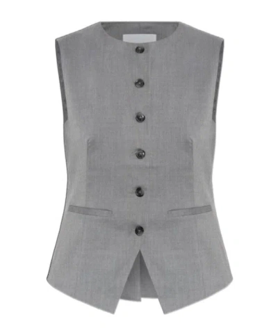 Samsoe & Samsoe Sleeveless Vest In Gray