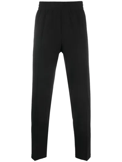 Samsoe & Samsoe Smithy Tapered-leg Trousers In Schwarz