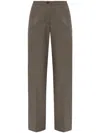 Samsoe & Samsoe Elastic Waist Casual Pants In 褐色