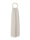 Samsoe & Samsoe Textured Scarf In Neutrals