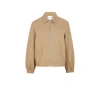 Samsoe & Samsoe Cotton Zip-up Jacket In Khaki