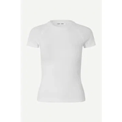 Samsoe & Samsoe White Salinn T-shirt 15277