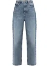 Samsoe & Samsoe Belt-loop Jeans In Blue