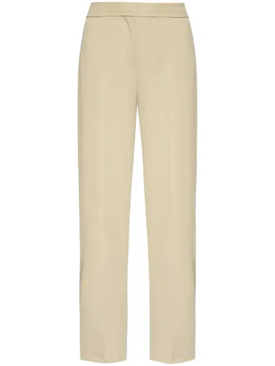 Samsoe & Samsoe Wide-leg Trousers In Nude