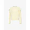 SAMSOE & SAMSOE SAMSOE SAMSOE WOMEN'S PEAR SORBET NOR BRUSHED-TEXTURE KNITTED CARDIGAN