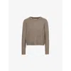 Samsoe & Samsoe Womens Nor O-n Wool-blend Knitted Jumper Bungee Cord In Bungee Cord