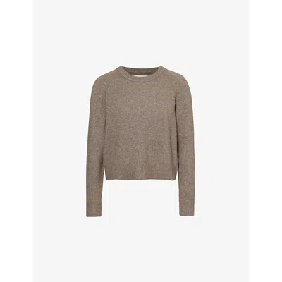 Samsoe & Samsoe Womens Nor O-n Wool-blend Knitted Jumper Bungee Cord