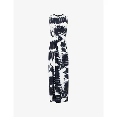 Samsoe & Samsoe Womens Samsoe Samsoe Saandreas Maxi Dress In Windows Black
