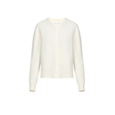 Samsoe & Samsoe Wool Cardigan In White