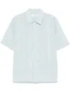 Samsoe & Samsoe X Saayo Jacquard Shirt In Blue