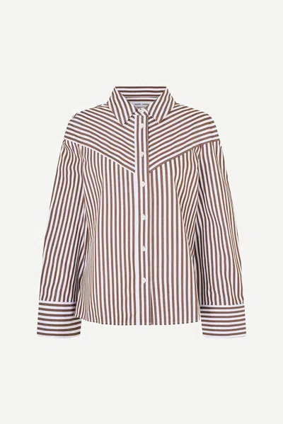 Samsoe & Samsoe Xs Fudgesickle Stripe Samos Shirt