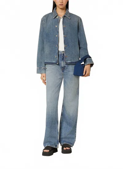 Samsoe Sanarinna Denim Jacket In Blue