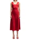 Samsoe Sasumma Dress In Scarlet Sage In Red