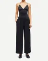 Samsoe Uma Straight Leg Trousers In Black In Black