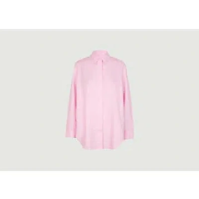 Samsoesamsoe Salova Linen Shirt In Pink