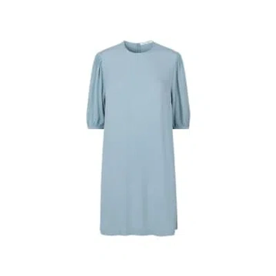 Samsoesamsoe Vestido Aram Ss Dress 12949 In Blue