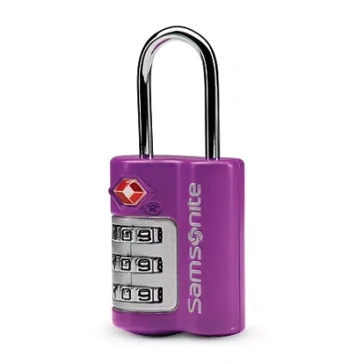 Samsonite 3 Dial Travel Sentry Combo In Purple