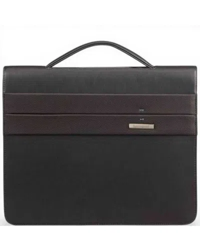 Samsonite A4 Spectrolite 2.0 Unisex Black Document Door Folder With Zip And Internal Organization