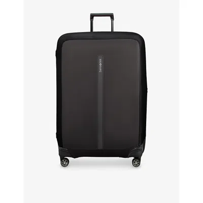 Samsonite Accessories Ta Revolution Extra-large Foldable Stretch-woven Luggage Cover In Black