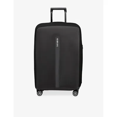 Samsonite Accessories Ta Revolution Medium Foldable Stretch-woven Luggage Cover In Black