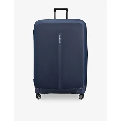 Samsonite Accessories Ta Revolution Extra-large Foldable Stretch-woven Luggage Cover In Blue