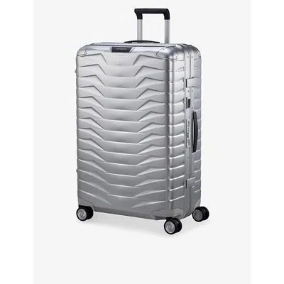 Samsonite Aluminium Proxis Alu Spinner Aluminium Four-wheel Suitcase 76cm In Burgundy