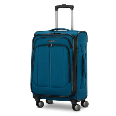 Samsonite Ascella 4 Softside Expandable 20" Carry On Spinner In Blue
