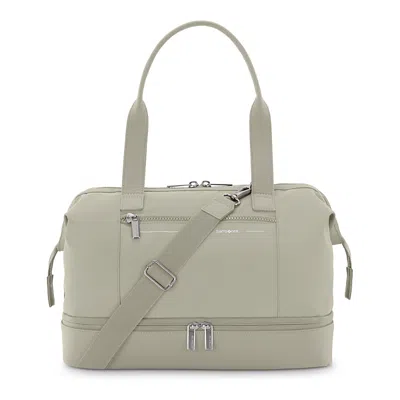 Samsonite Better Than Basic Companion Bags Mini Weekender Tote In Limestone Grey