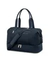 Samsonite Better Than Basic Drop Bottom Weekender Duffel In Blue