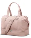 Samsonite Better Than Basic Drop Bottom Weekender Duffel In Pink