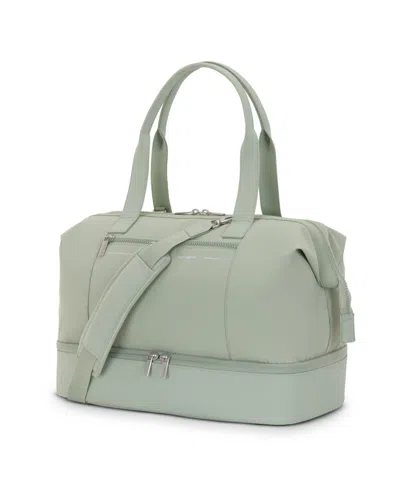 Samsonite Better Than Basic Drop Bottom Weekender Duffel In Soothing Sage