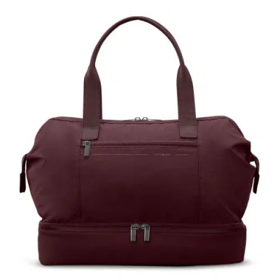 Samsonite Better Than Basic Drop Bottom Weekender In Red
