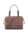 Samsonite Better Than Basic Mini Drop-bottom Medium Weekender Duffel In Chocolate Mauve