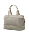 Samsonite Better Than Basics Drop Bottom Weekender In Limestone