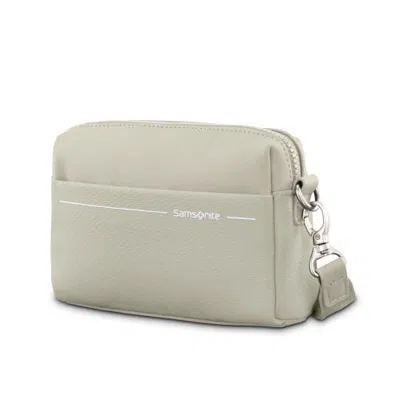 Samsonite Better Than Basics Rfid Crossbody Bag In Limestone Grey